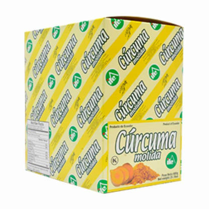 Cúrcuma molida ILE ideal para sazonar y dar color a tus comidas.