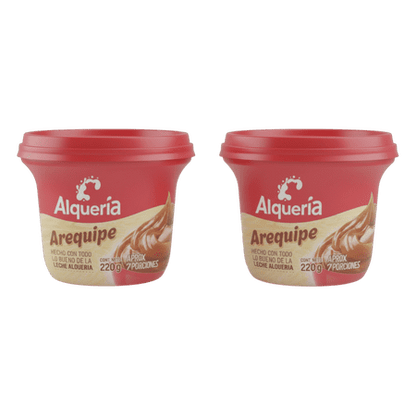 Dulce de leche Alqueria cremoso ideal para postres, pan y snacks.
