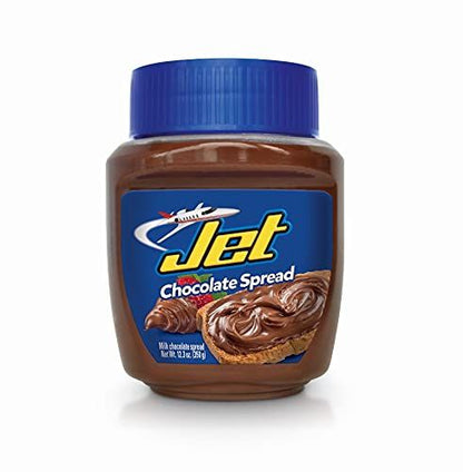 Crema untable de chocolate Jet ideal para panes, postres, meriendas y recetas dulces.