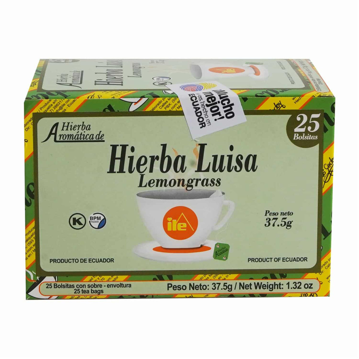 Té de hierbaluisa ILE con sabor refrescante y cítrico.