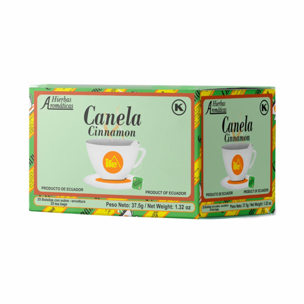 Té de canela ILE con sabor cálido y especiado.