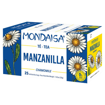 Té de manzanilla Mondaisa ideal para disfrutar caliente.
