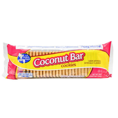 Barras de coco Lil Dutch Maid con sabor tropical y textura suave.