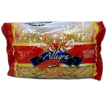 Pasta coil tipo fideo ideal para sopas y recetas tradicionales.