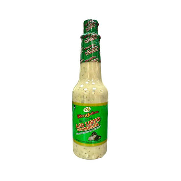 Salsa de ajo con perejil Don Julio perfecta para carnes y mariscos.