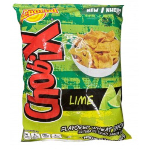 Chobix Señorial sabor limón con textura crujiente y sabor cítrico ideal para snacks.
