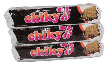 Galletas de chocolate Chiky en presentación de 16.9 Oz, ideales para compartir y disfrutar como snack.