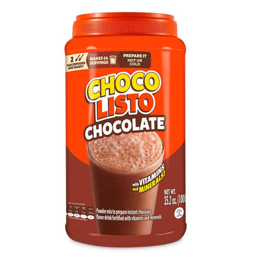 ChocoListo mezcla de chocolate para leche en presentación familiar ideal para el consumo diario.