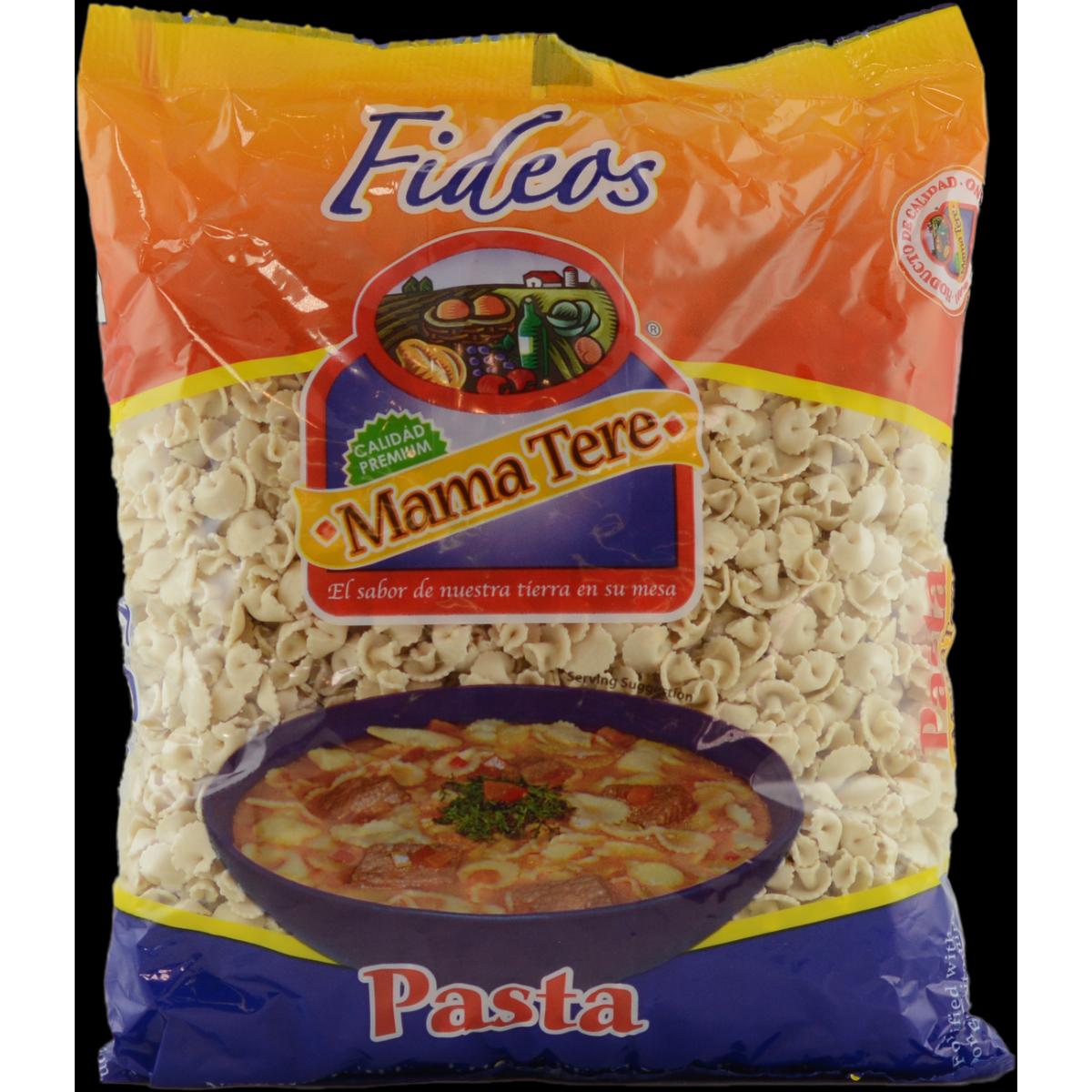 Pasta tipo lazo canasta chica ideal para sopas y recetas tradicionales.