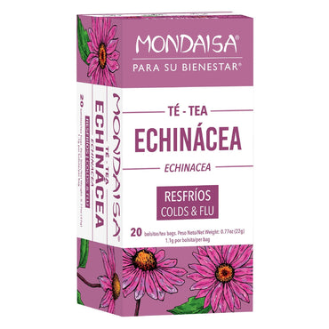 Té de echinacea Mondaisa elaborado con ingredientes naturales.