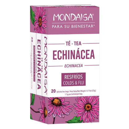 Té de echinacea Mondaisa elaborado con ingredientes naturales.