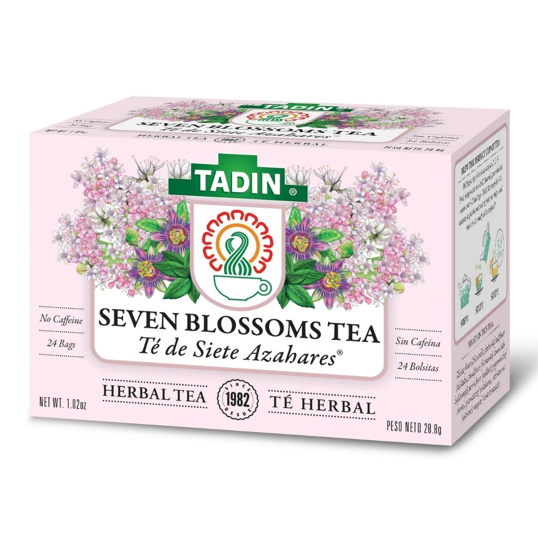 Té 7 azahares Tadin con mezcla floral y aromática.