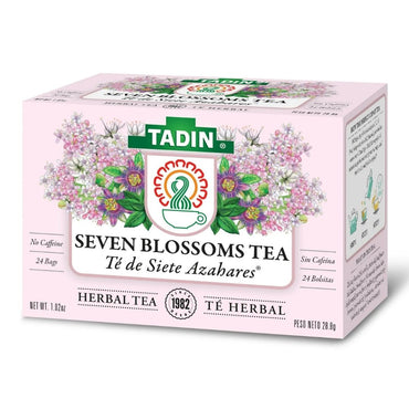 Té 7 azahares Tadin con mezcla floral y aromática.
