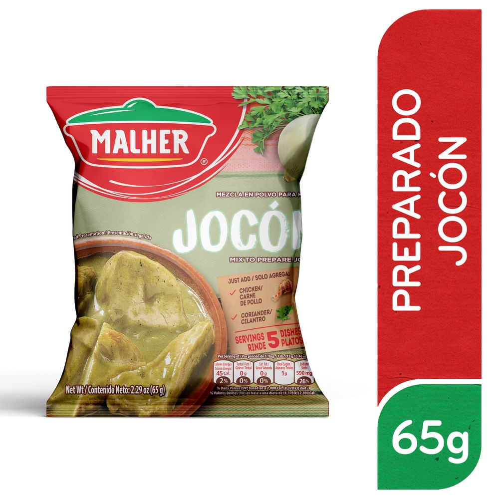 Preparado para jocón Malher con auténtico sabor centroamericano.