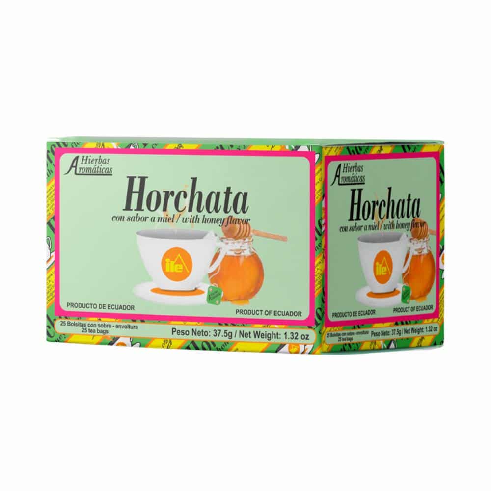 Té de horchata con miel ILE con sabor suave y dulce.