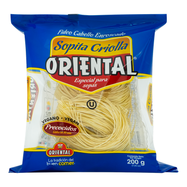 Fideo sopita criolla ideal para preparar sopas caseras tradicionales.