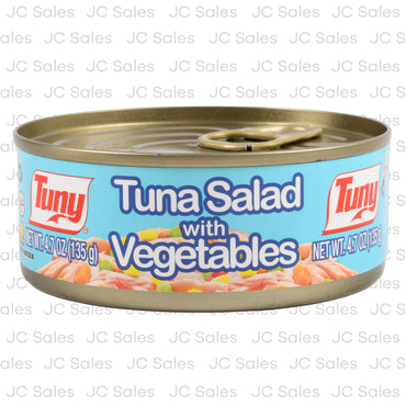 Ensalada de atún Tuny con vegetales en presentación práctica lista para consumir.