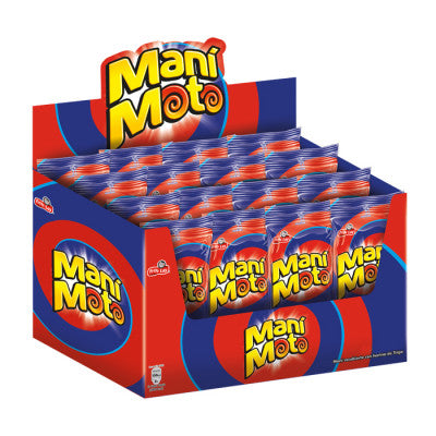 Manimoto peanuts tostados con sabor clásico y textura crujiente.