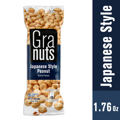 Maní tostado clásico Granuts Krunch con textura crujiente y sabor tradicional.
