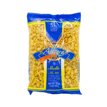 Pasta shells perfecta para sopas y recetas con salsa.