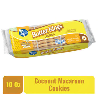 Galletas de mantequilla Lil Dutch Maid con forma de aro y sabor clásico.