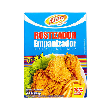 Empanizador Listto para pollo con sabor casero y textura crujiente.