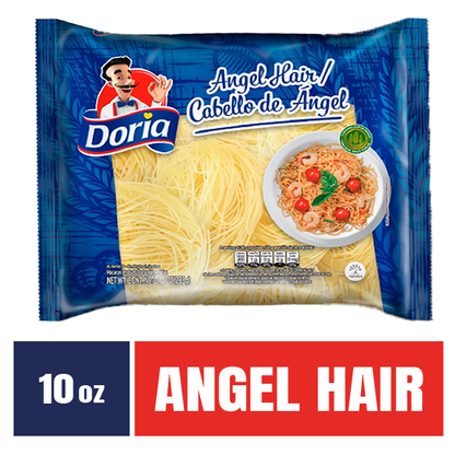 Pasta Nido Angel Hair Doria ideal para recetas gourmet y preparaciones ligeras.
