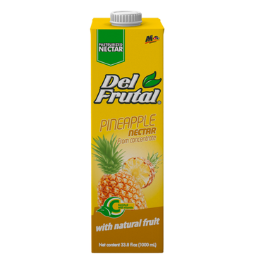 Néctar Del Frutal sabor piña en presentación familiar ideal para compartir y reuniones.