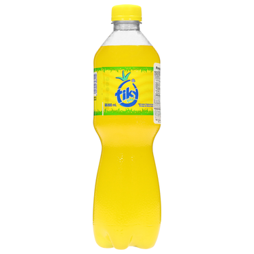 Refresco Tiky sabor piña en botella PET ideal para consumo individual y comidas.