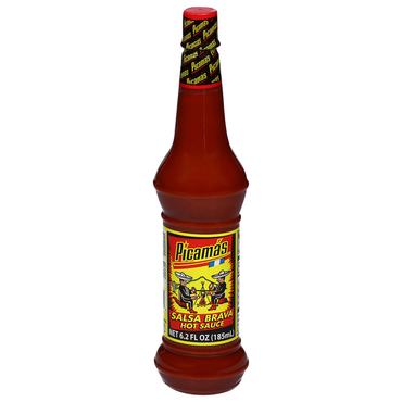 Salsa roja picante Picamas con auténtico sabor centroamericano.