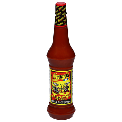 Salsa roja picante Picamas con auténtico sabor centroamericano.