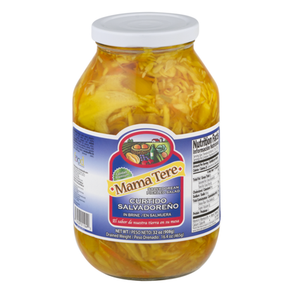 Curtido salvadoreño tradicional ideal para acompañar pupusas y platos típicos.