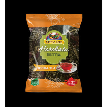 Horchata Mama Tere elaborada con mezcla tradicional de hierbas.