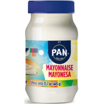 Mayonesa P.A.N cremosa y deliciosa para acompañar comidas y sandwiches.