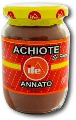 Pasta de achiote ILE en presentación familiar para cocina latina.