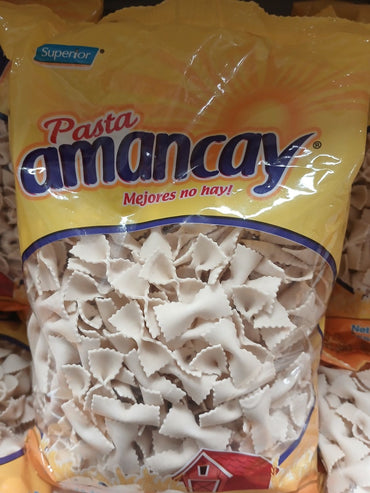 Pasta tipo lazo chico ideal para comidas y sopas tradicionales.