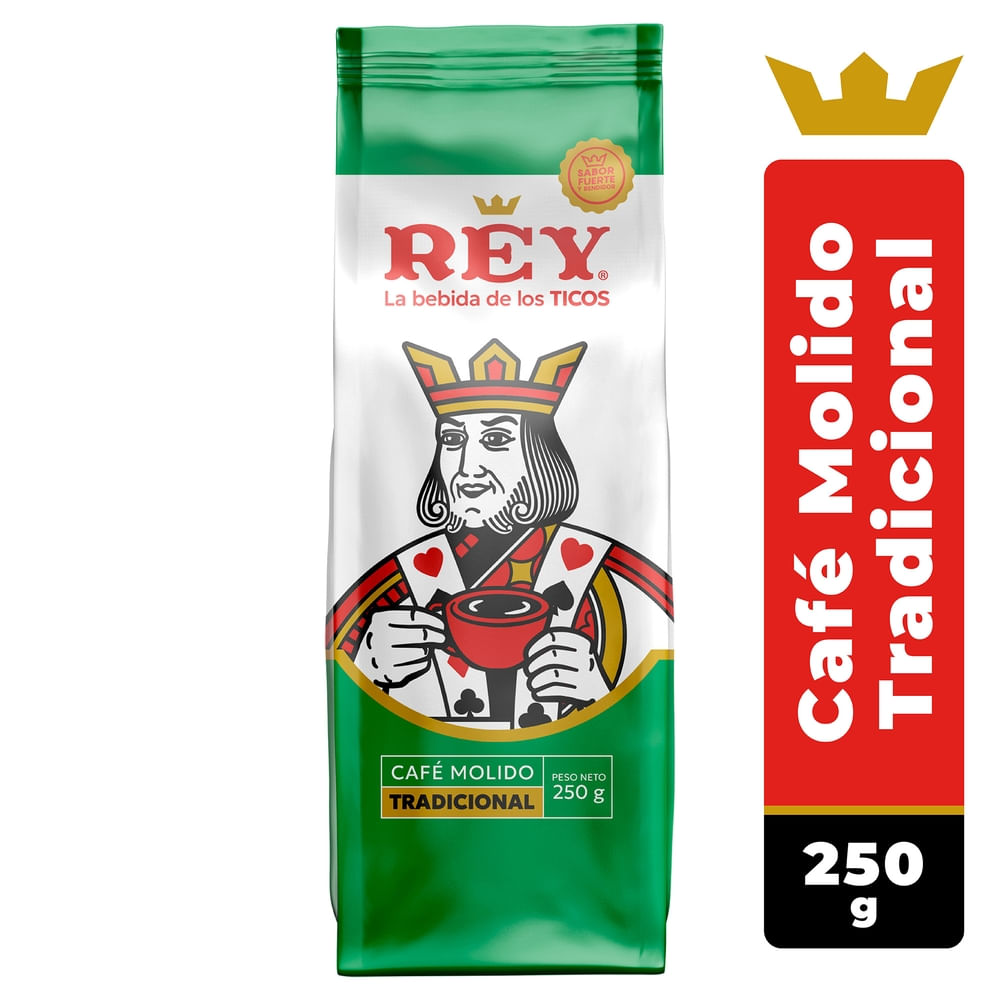 Café El Rey Verde con sabor auténtico y tostado tradicional.