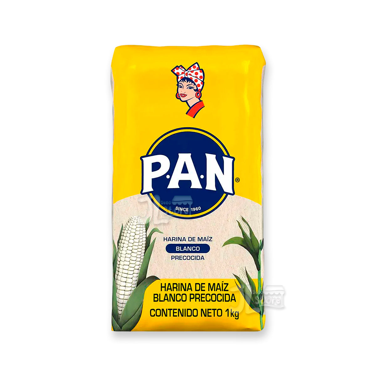 Harina de maíz amarillo precocida perfecta para arepas, bollos y cocina latina.