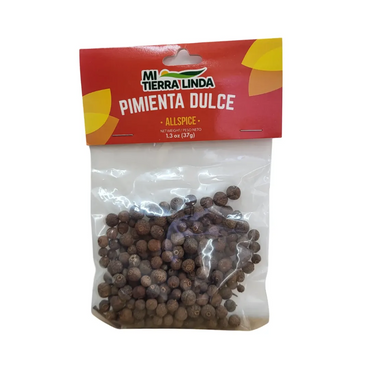 Pimienta dulce entera ideal para sopas, carnes y cocina tradicional latina.