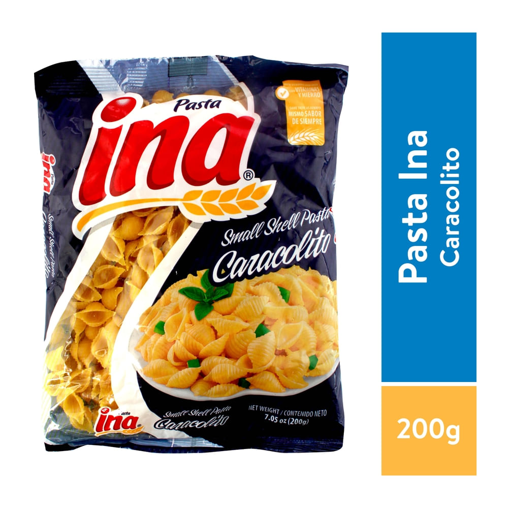 Pasta caracolito ideal para sopas y recetas caseras.