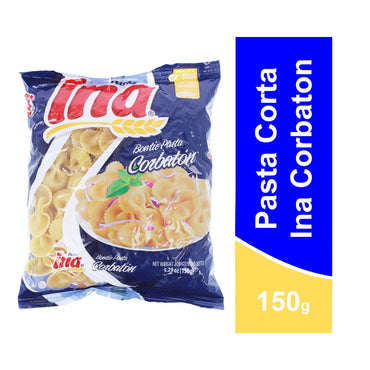Pasta corbatón tradicional ideal para comidas familiares y ensaladas.
