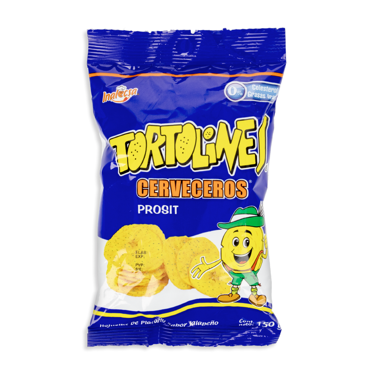 Chips de plátano Tortolines estilo cervecero con textura crocante ideales para compartir.