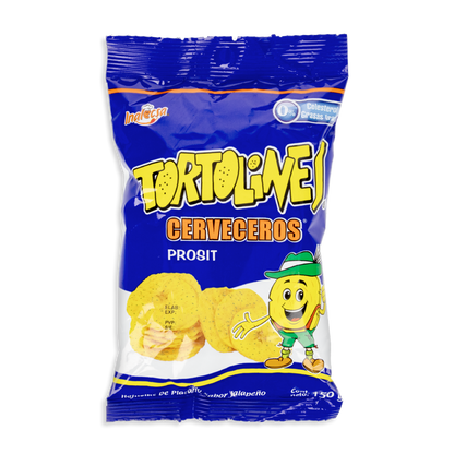Chips de plátano Tortolines estilo cervecero con textura crocante ideales para compartir.