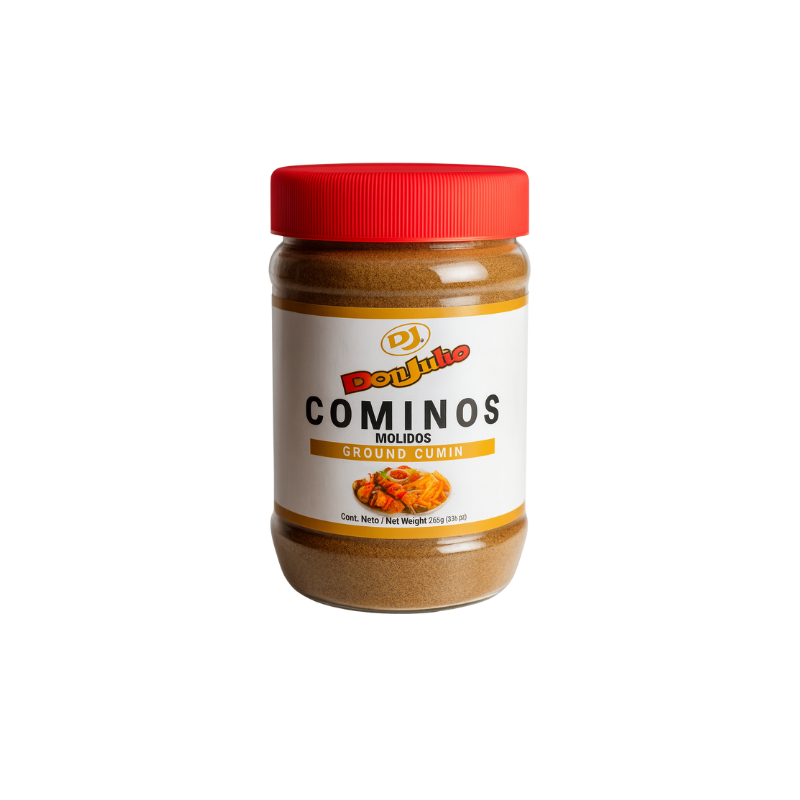 Comino molido Don Julio en presentación jumbo ideal para cocina latina.