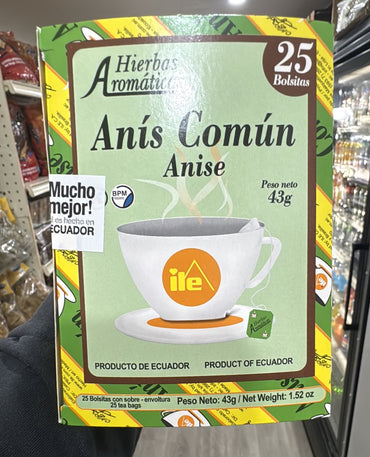 Té de anís ILE con sabor herbal y aroma tradicional.