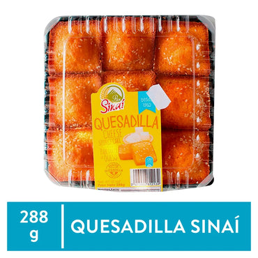 Quesadillas en presentación blister ideales para snacks y ventas individuales.