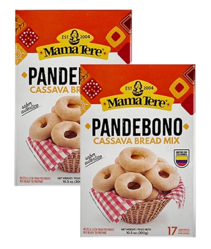 Mezcla para preparar auténtico pandebono colombiano con sabor tradicional.