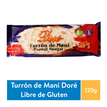 Dulce turrón de maní con textura cremosa y sabor clásico tradicional.