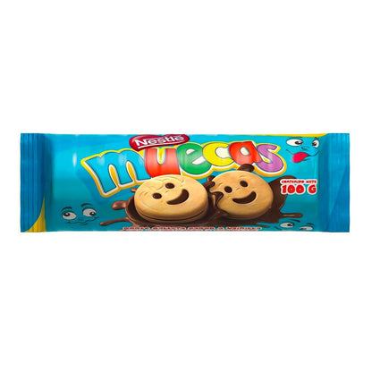 Divertidas galletas rellenas sabor vainilla perfectas para niños y meriendas.