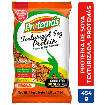 Proteína de soya texturizada rica en proteína para comidas nutritivas.